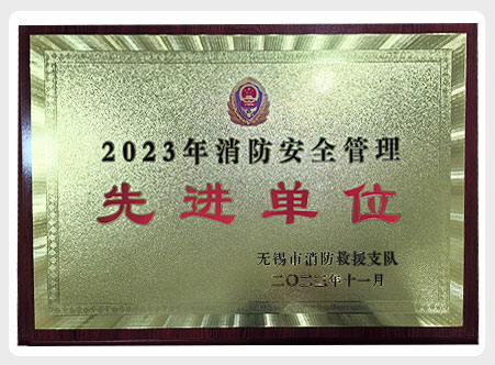 2023年消防安全管理先进单位